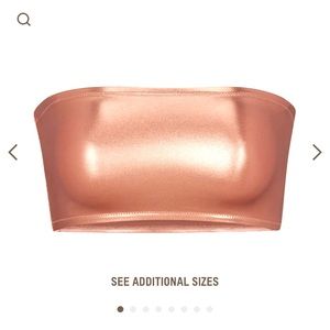 New Skims Metallic Bikini Top